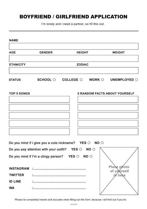 boyfriend/ girlfriend application|Official Boyfriend Application.pdf